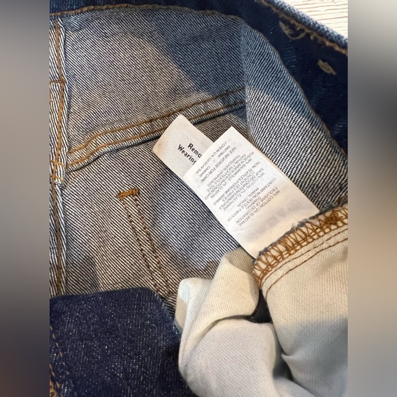 Madewell Women'sThe High-Rise Slim‎ Boyjean in Medium Blue Wash Style - Picture 12 of 15